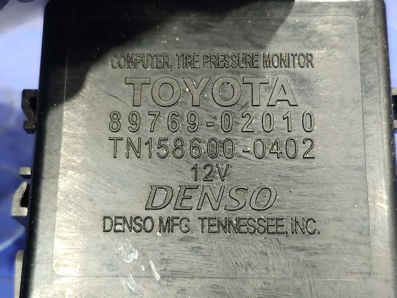 2011 Toyota Corolla Chassis Brain Box