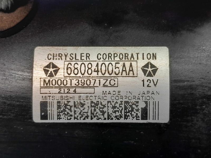 2015 Chrysler 200 Starter Motor