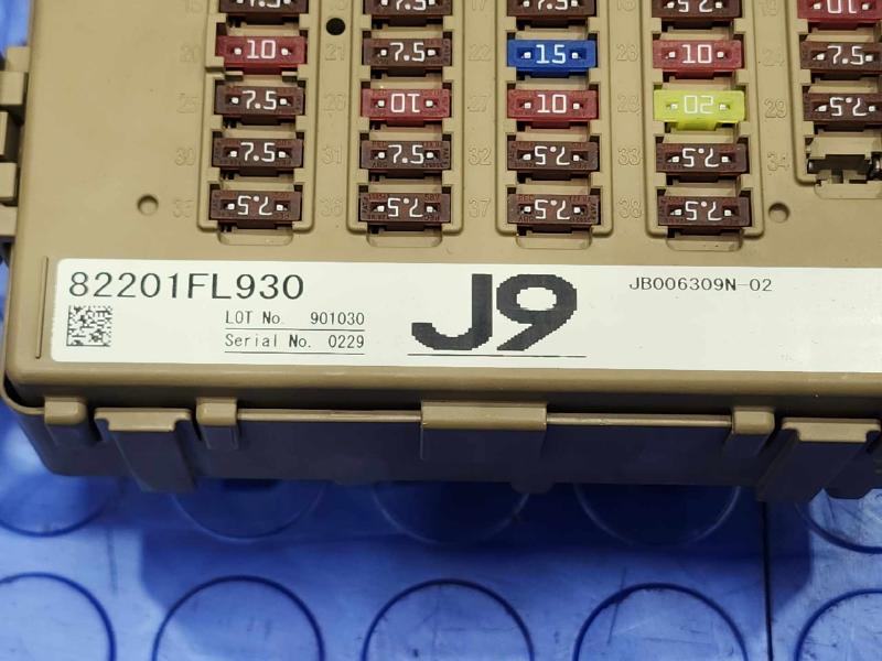 2019 Subaru Crosstrek Cabin Fuse Box