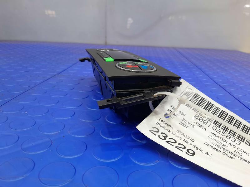 2007 Chevrolet Silverado 1500 Heater A/C Control
