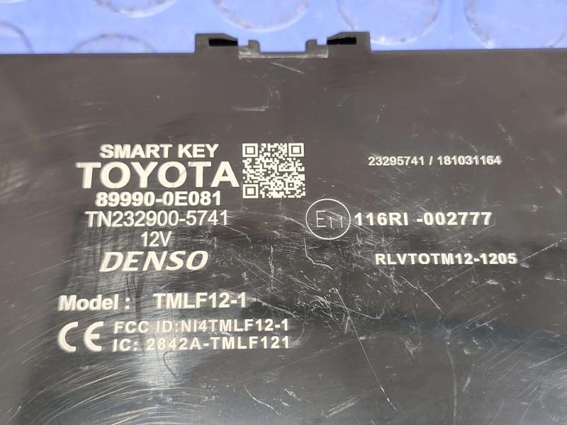 2018 Toyota Highlander Chassis Brain Box