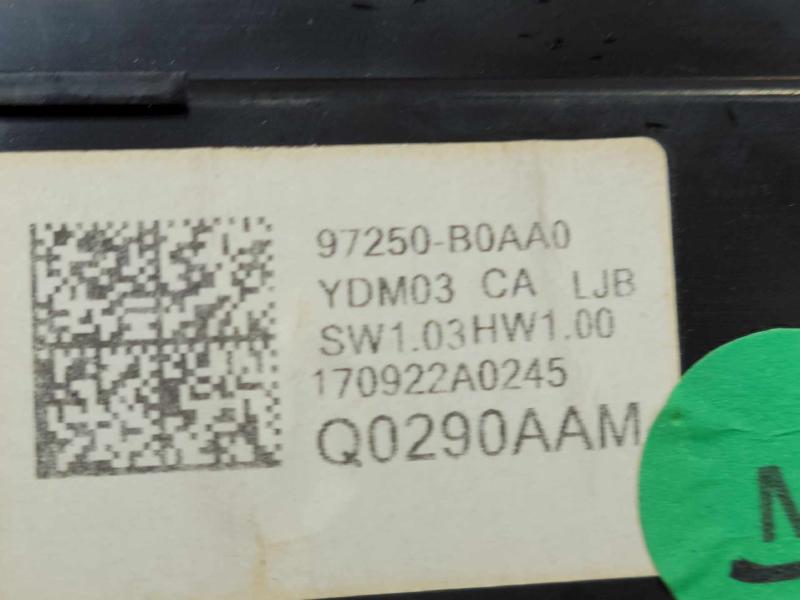 2018 Kia Forte Heater A/C Control