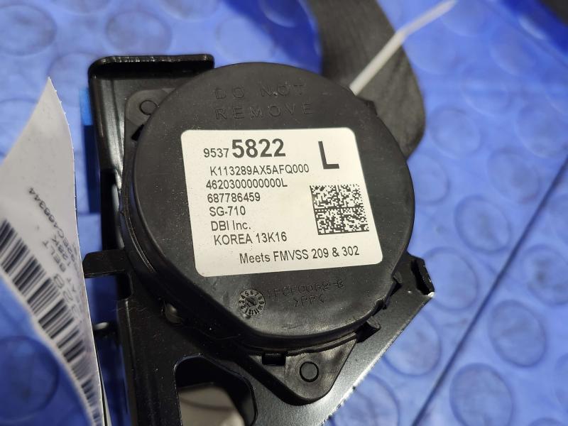 2014 Chevrolet Spark Rear Seat Belt