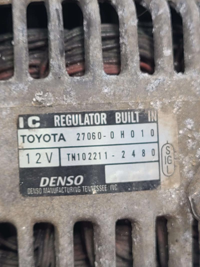 2002 Toyota Camry Alternator
