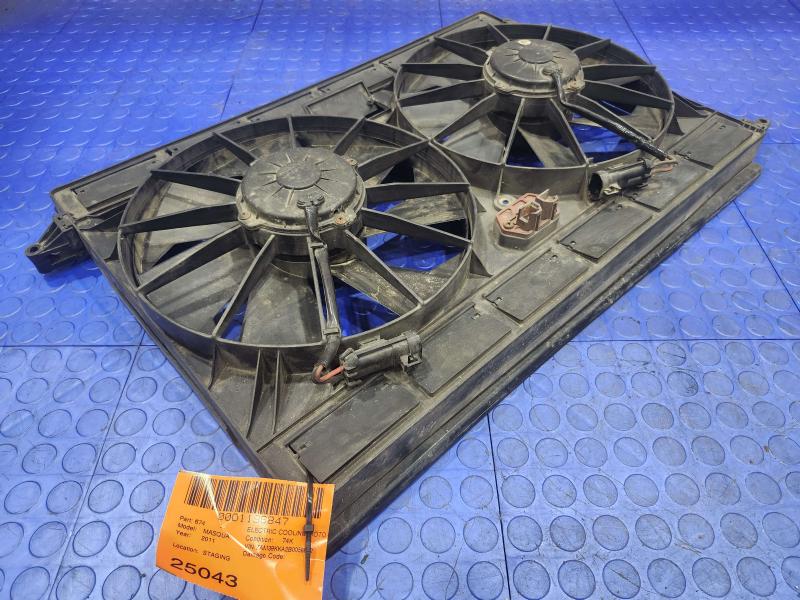 2011 Maserati Quattroporte Electric Cooling Motor