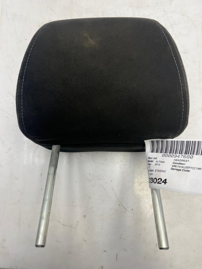 2010 - 2012 Nissan Altima Front Headrest Black Cloth Left or Right Side OEM 86400ZX00A,LH