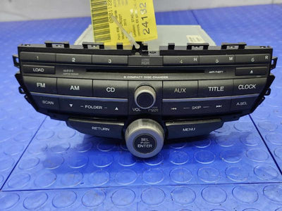 2012 Honda Crosstour 2.4L EX Radio Control Panel Receiver Head Unit OEM 39170TY4A11