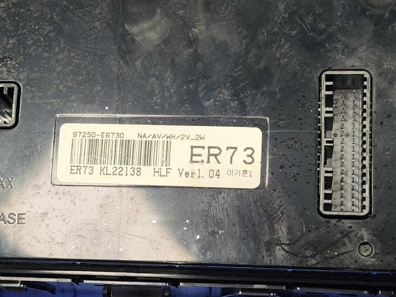2016 Hyundai Sonata Heater A/C Control