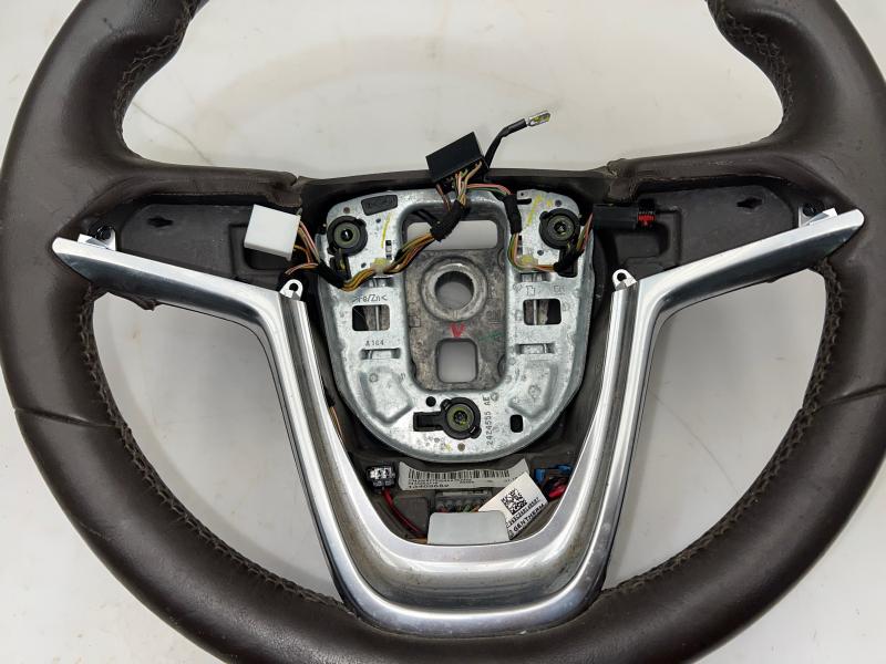 2014 - 2017 Buick Verano Steering Wheel Brown Leather - Collision Alert Opt OEM 13409680