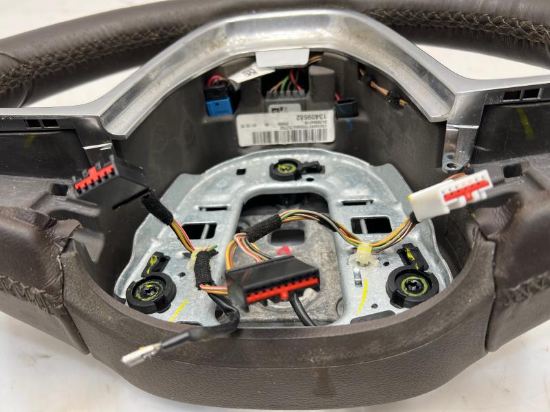 2014 - 2017 Buick Verano Steering Wheel Brown Leather - Collision Alert Opt OEM 13409680