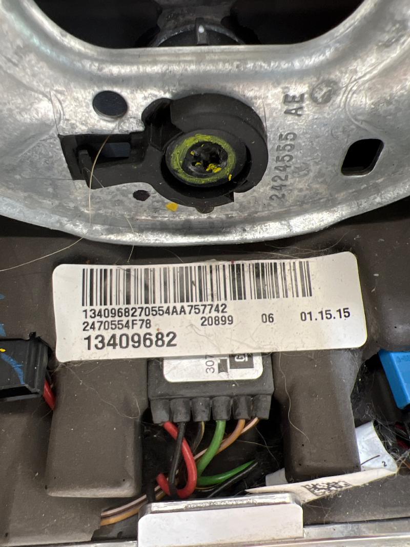 2014 - 2017 Buick Verano Steering Wheel Brown Leather - Collision Alert Opt OEM 13409680