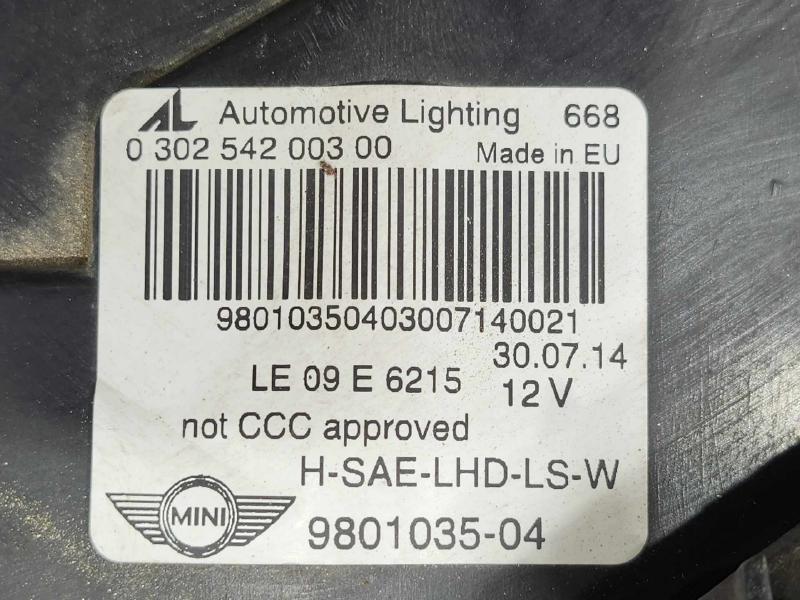 2014 MINI Cooper Countryman Headlamp Assembly
