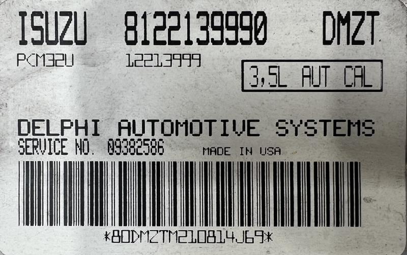 2001 Isuzu Trooper Engine/Motor Brain Box