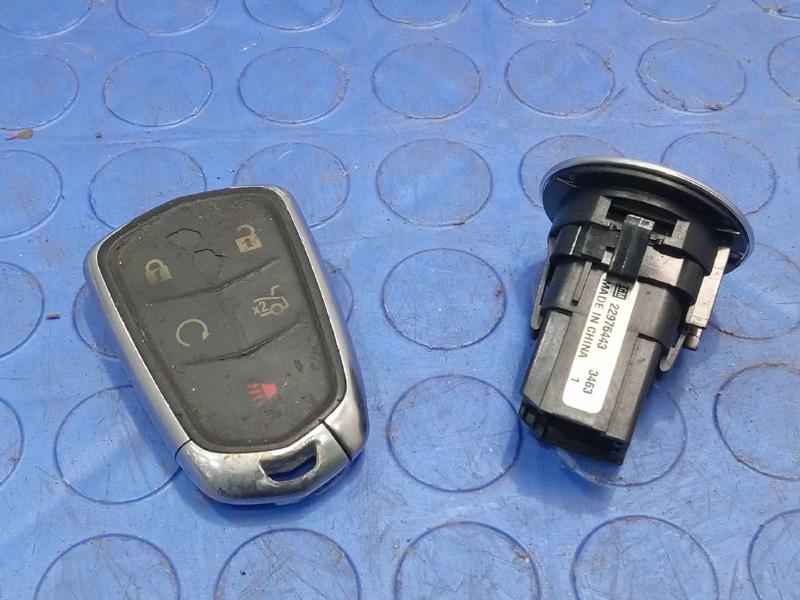 2014-2019 Cadillac CTS Sedan Keyless Start Stop Ignition Switch with FOB OEM 22976443