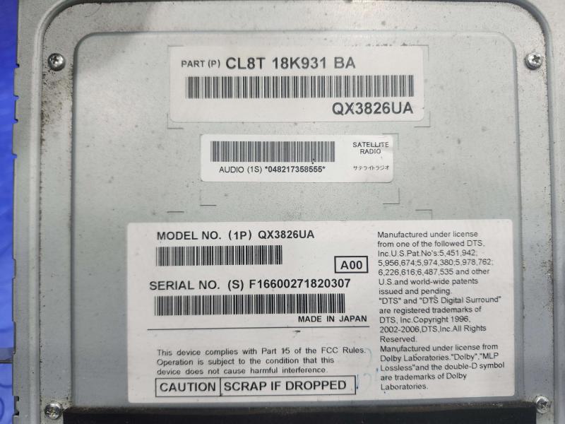 2012 Ford Escape Audio & Visual Equip.(Radio)
