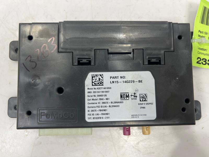 2021 Ford EcoSport Chassis Brain Box