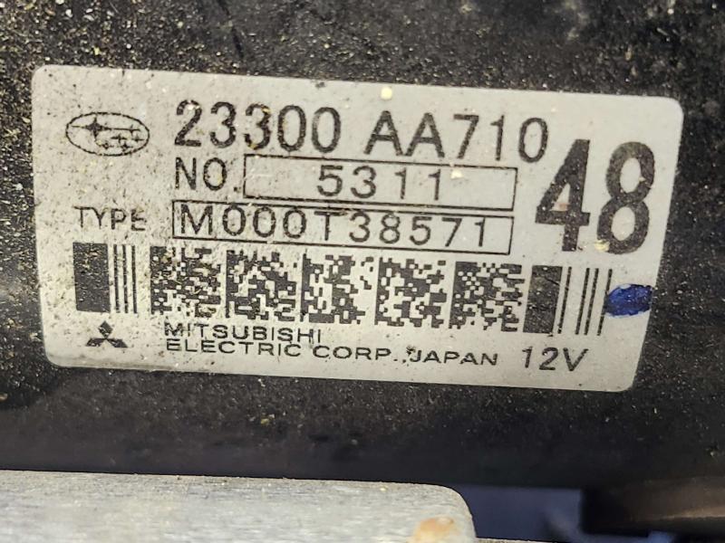 2015 Subaru Forester Starter Motor