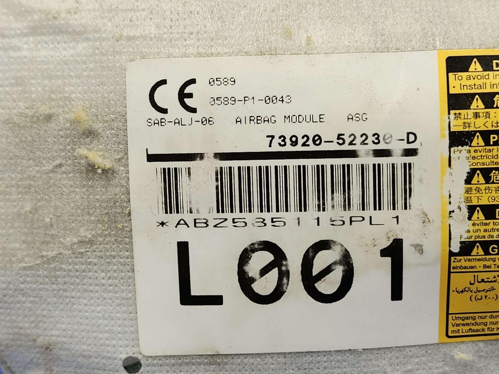 2015 Toyota Prius Air Bag