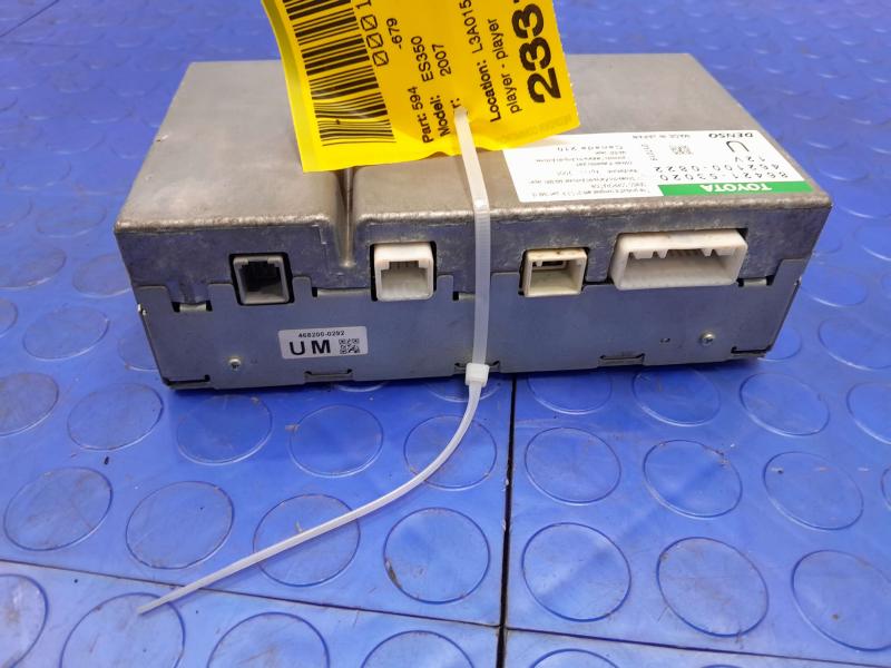 2007 Lexus ES350 DVD Navigation Player Drive Genuine OEM Part 8642053020