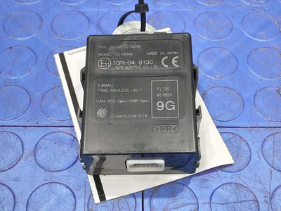 2019 Subaru Crosstrek Keyless Entry Unit Control Module OEM 88035FL120