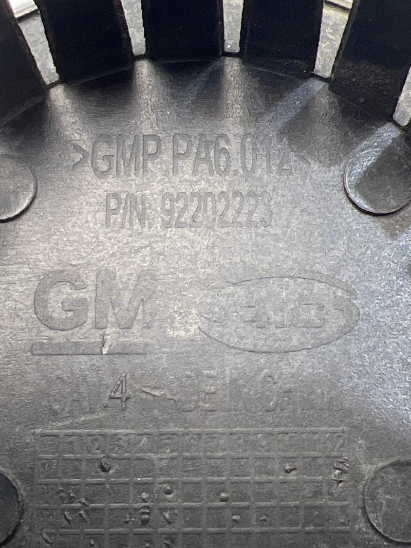 2012 Chevrolet Cruze Center Cap