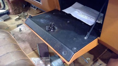 1976 - 1979 Cadillac Seville Glove Box Compartment Brown OEM