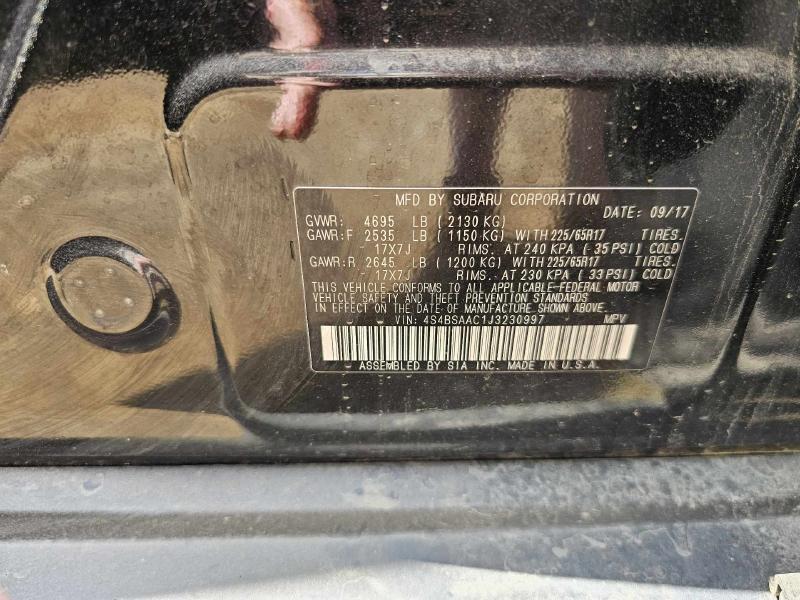 2018 Subaru Legacy Air Cond. Evaporator