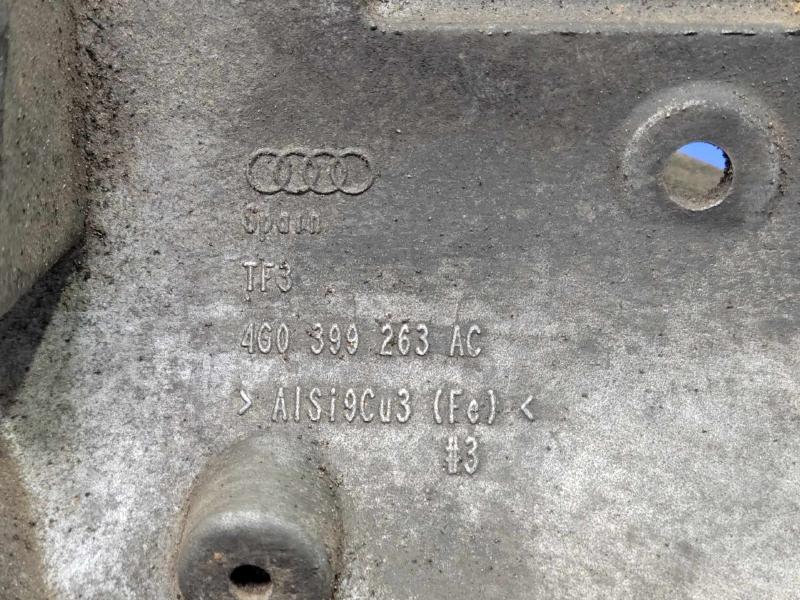 2012-2018 Audi A6 Automatic Transmission Crossmember Bracket OEM 4G0399263AC