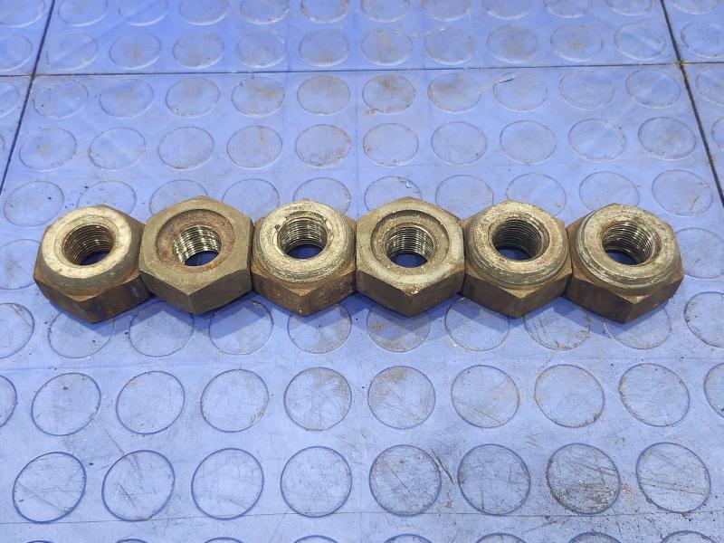 1988-2025 Isuzu NPR OEM Steel Wheel Lug Nuts 6 Pcs Genuine Factory