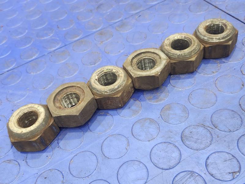 1988-2025 Isuzu NPR OEM Steel Wheel Lug Nuts 6 Pcs Genuine Factory