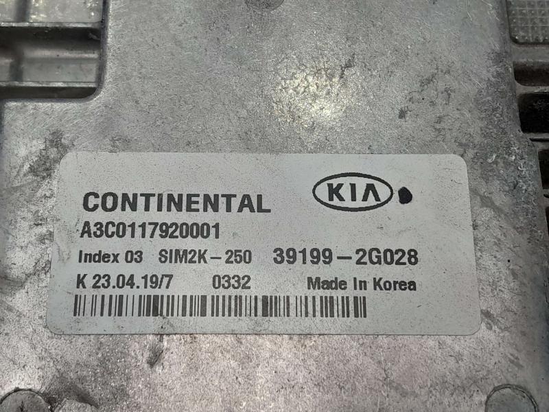 2019 Kia Optima 2.4L Electronic Control Module ECU ECM PCM OEM 39199-2G028