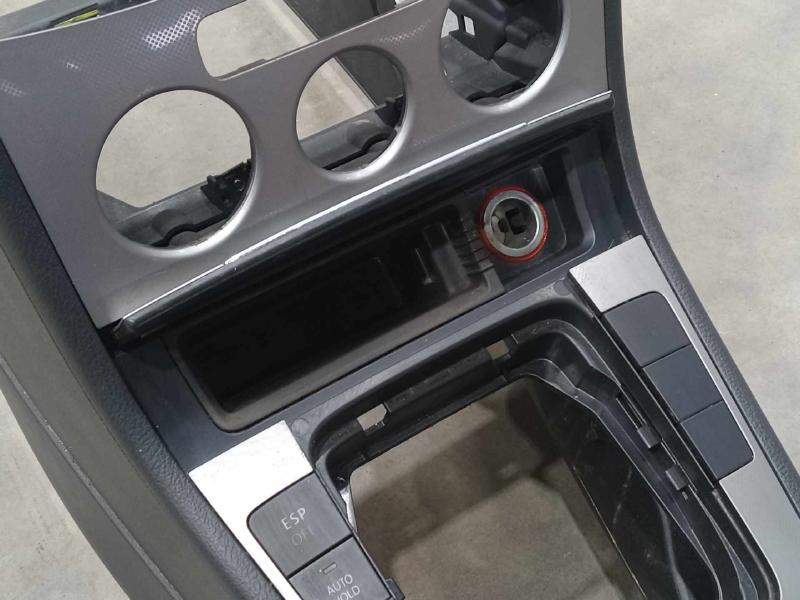2006-2010 Volkswagen Passat Sedan Center Floor Console Assembly Black OEM 3C1863241DDVAL