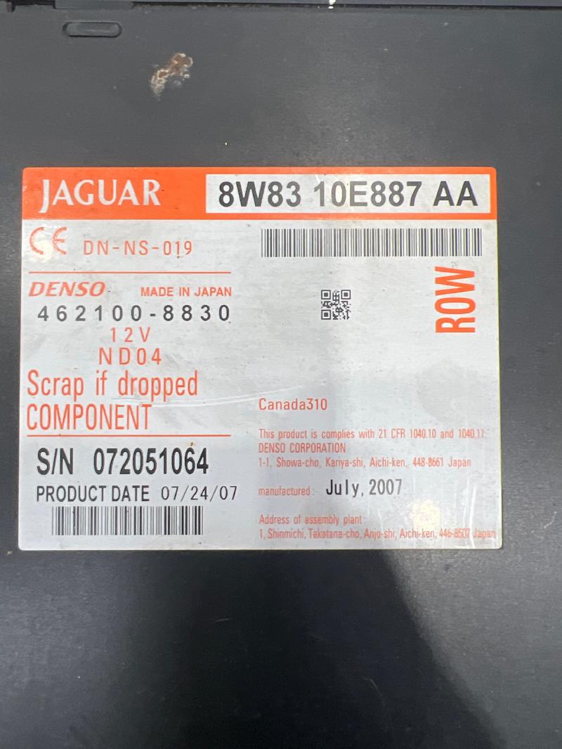 2007 - 2009 Jaguar XK Navigation Disc Player OEM 8W83-10E887-AA