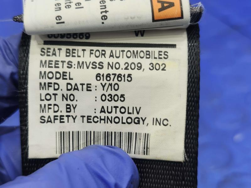 2011 Honda Pilot Rear Seat Belt