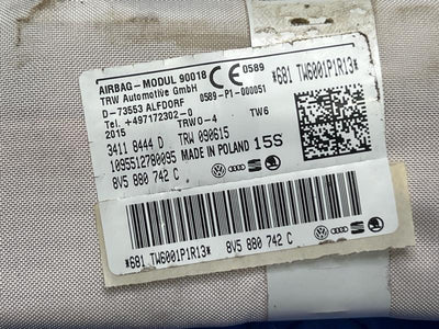 2016 Audi A3 Air Bag