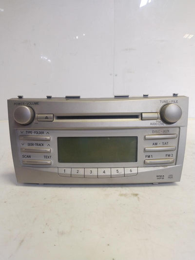 2010 2011 Toyota Camry Radio AM FM Single CD ID 11846 Fujitsu Ten OEM 8612006480