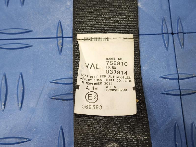 2013 Toyota Yaris Rear Seat Belt