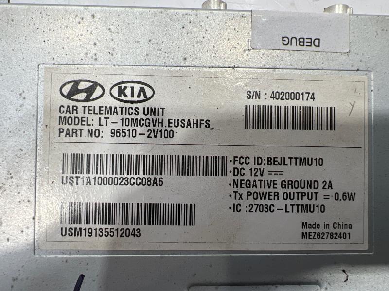 2014 Hyundai Veloster Chassis Brain Box