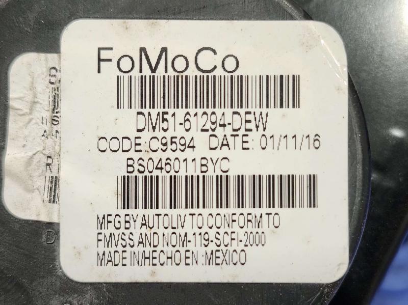 2016 Ford Focus Front Seat Belt