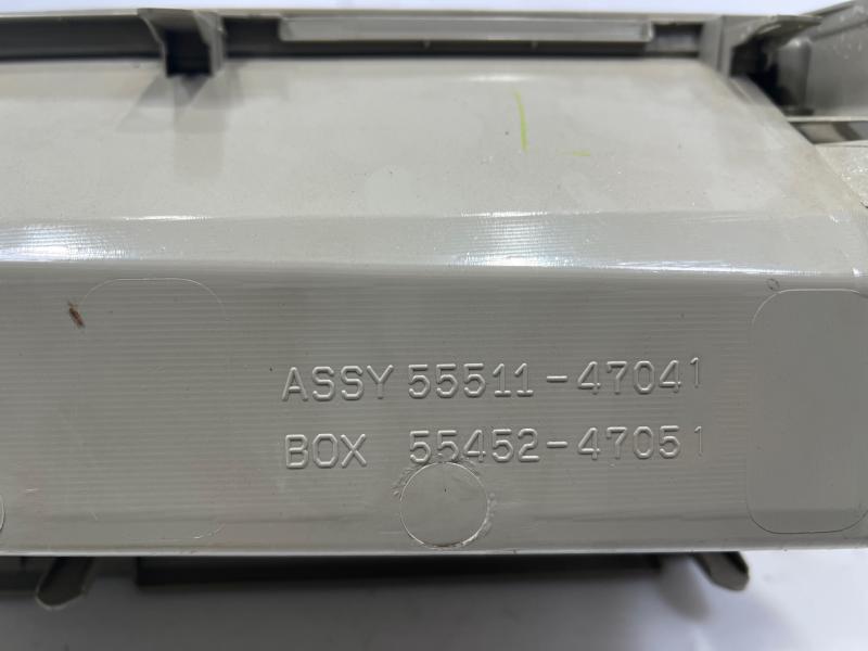 2010 - 2015 Toyota Prius Upper Glove Box Compartment - Light Gray OEM