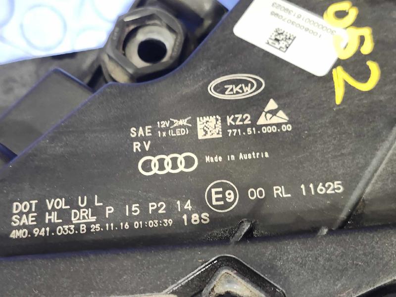 2017 Audi Q7 Headlamp Assembly
