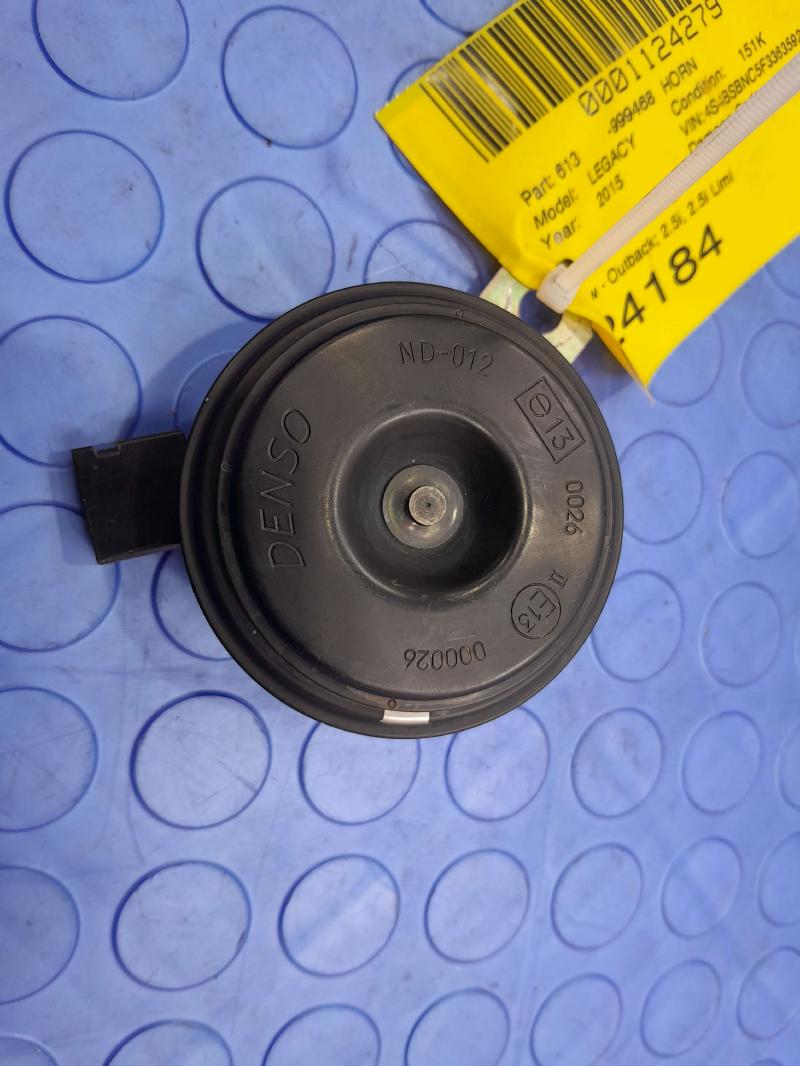 2005-2019 Subaru Legacy Outback Low Note Horn Assembly OEM 86012AG10A