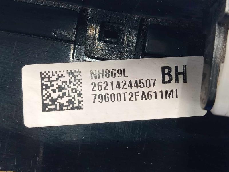 2015 Honda Accord Heater A/C Control