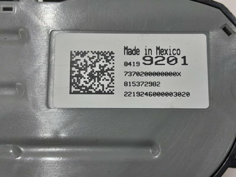 2020 GMC Canyon Heater A/C Control