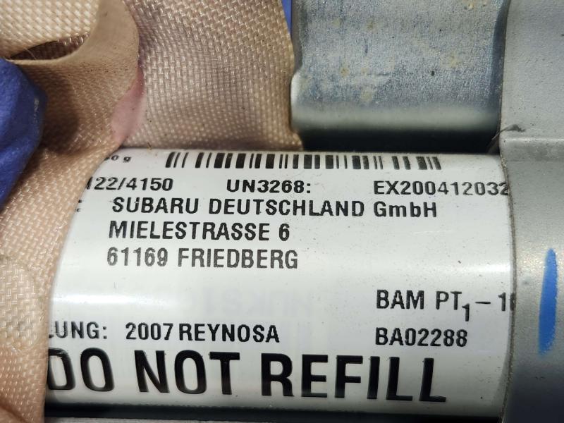 2008 Subaru Legacy Air Bag