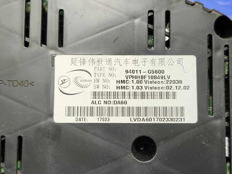 2017 Kia Niro Instrument Cluster Speedometer 127K Genuine OEM 94011G5600
