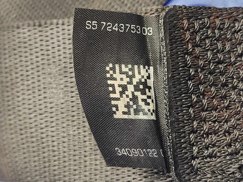 2011 BMW 535i Rear Seat Belt