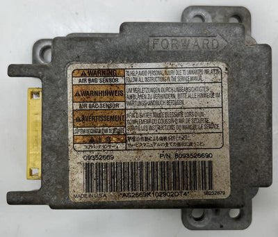 1999 - 2002 Isuzu Trooper SRS Restraint Control Module OEM