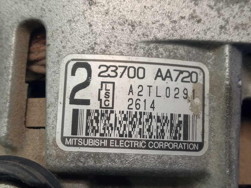 2012 Subaru Impreza Alternator