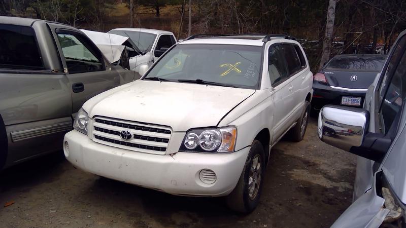 2003 Toyota Highlander Radiator Support